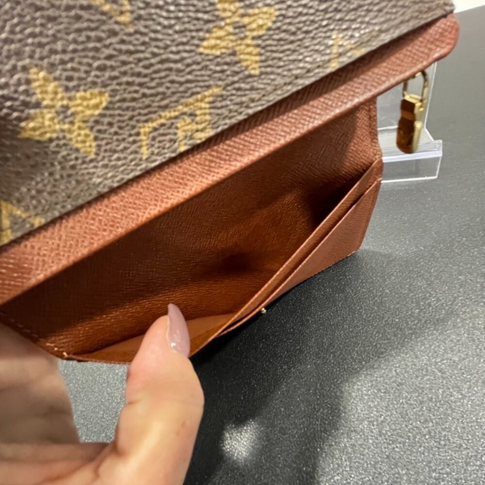 Louis Vuitton Monogram Porte-Monnaie Tresor Wallet (JB1380) - Picture 10 of 11